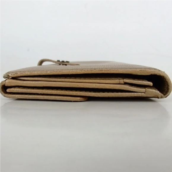 CHANEL CC Coco & Cream Colored Long Leather Button Wallet - Picture 6 of 14